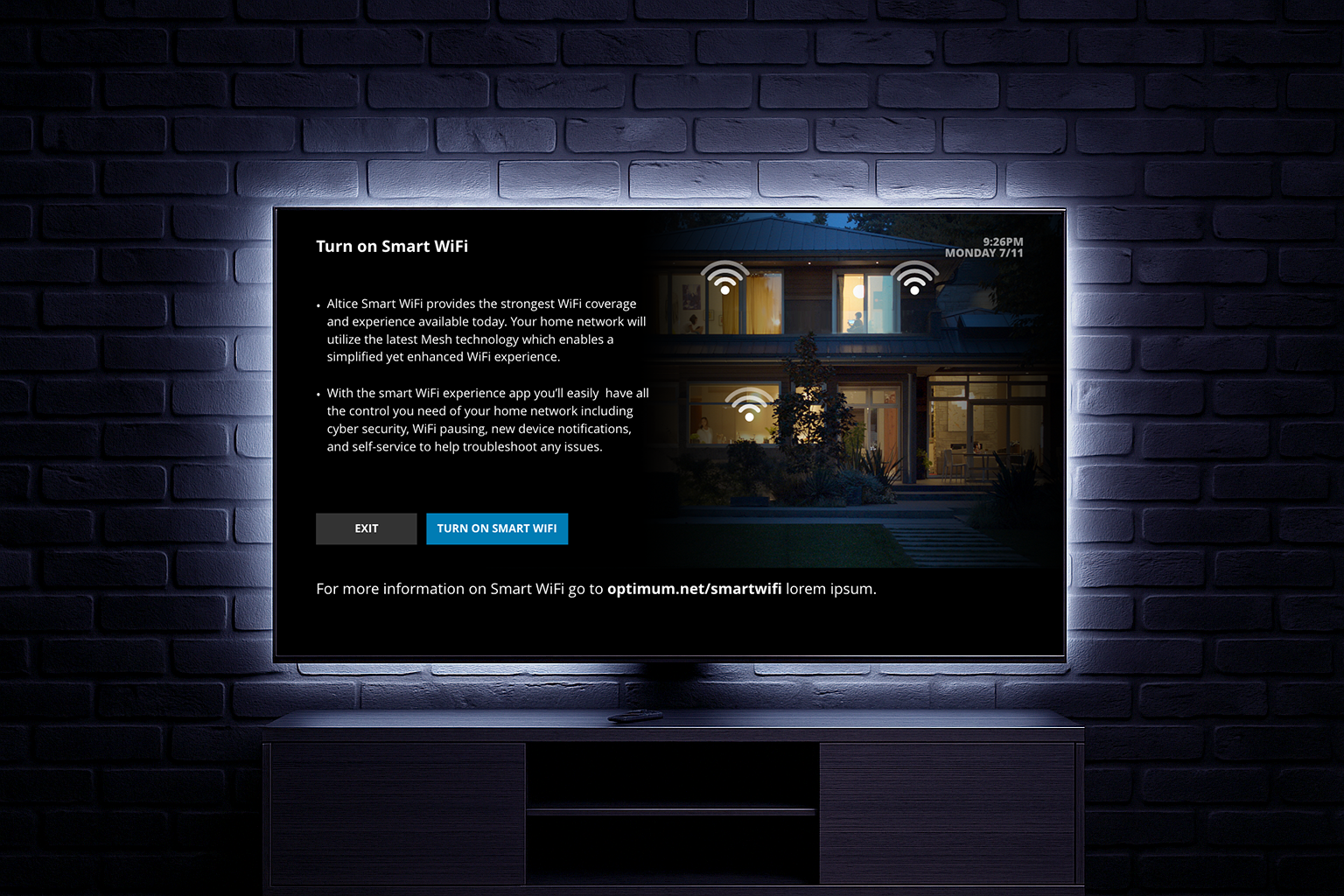 Smart WiFi TV UI