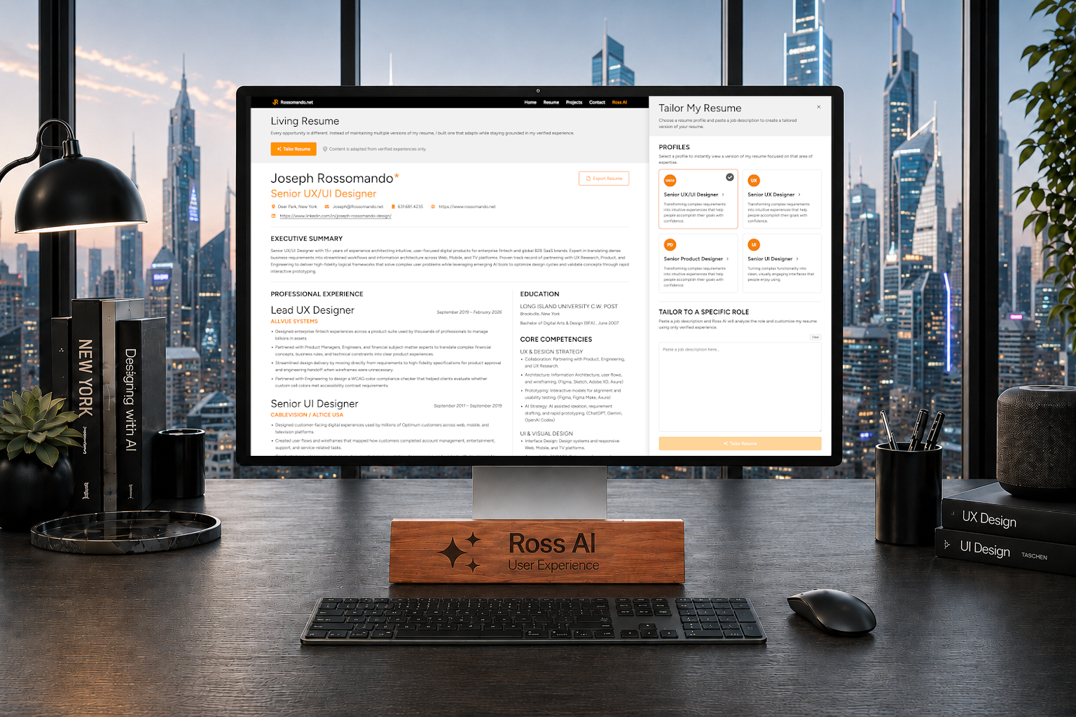 Ross AI: Living Resume
